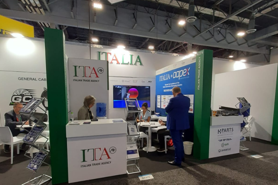 Collettiva ICE-ANFIA-AICA ad AAPEX 2024