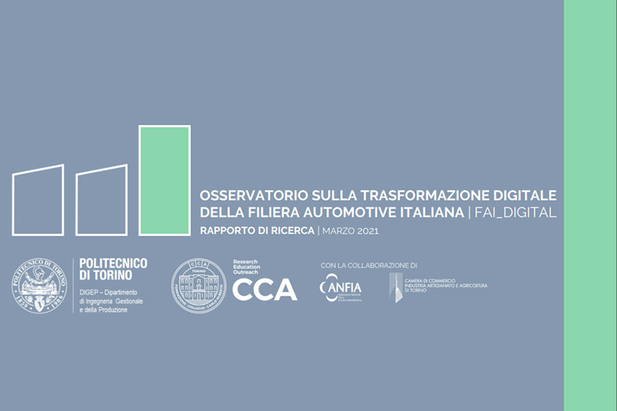 REPORT DELL'OSSERVATORIO SULLA TRASFORMAZIONE DIGITALE DELLA FILIERA AUTOMOTIVE ITALIANA - MARZO 2021